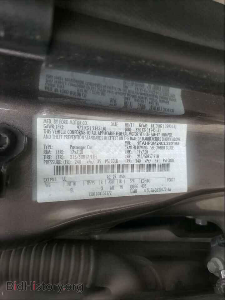 2012 FORD FOCUS - VIN: 1FAHP3M24CL220195 - Photo 10