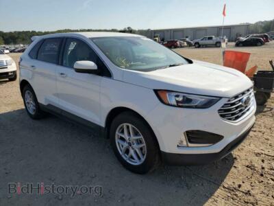 2021 Ford EDGE Edge SEL, белый — VIN 2FMPK3J93MBA00470, Copart