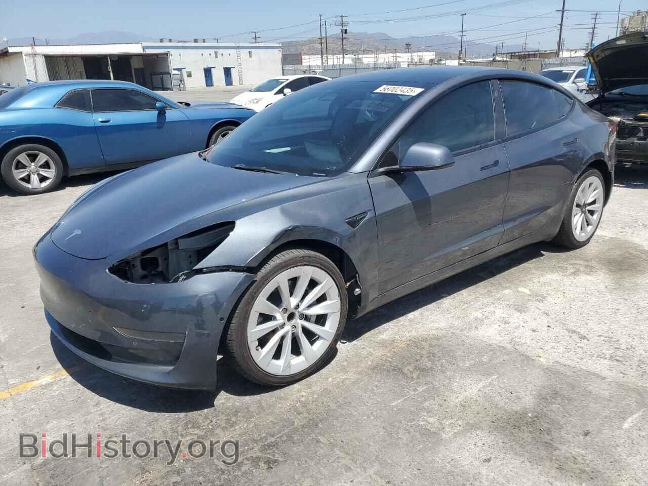 Photo 5YJ3E1EAXNF376042 - TESLA MODEL 3 2022