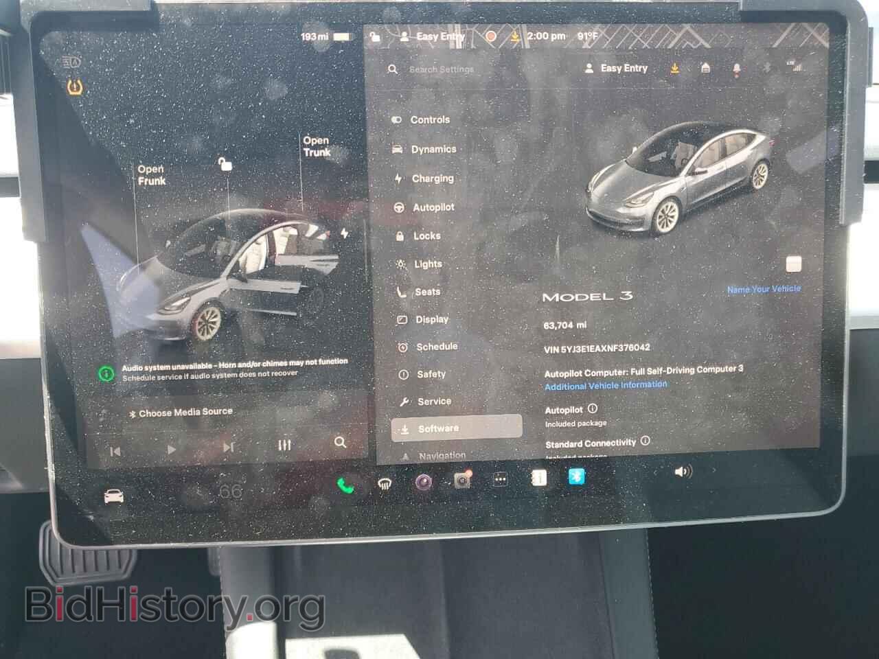 2022 TESLA MODEL 3 - VIN: 5YJ3E1EAXNF376042 - Photo 9