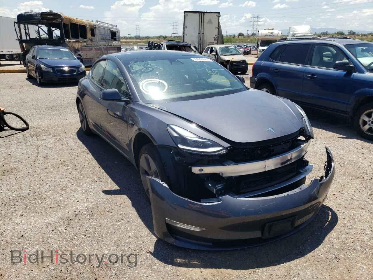 Photo 5YJ3E1EA6MF991458 - TESLA MODEL 3 2021