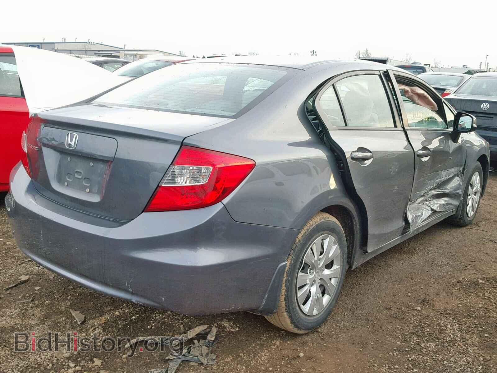 2012 HONDA CIVIC LX - VIN: 19XFB2F5XCE012347 - Фото 4