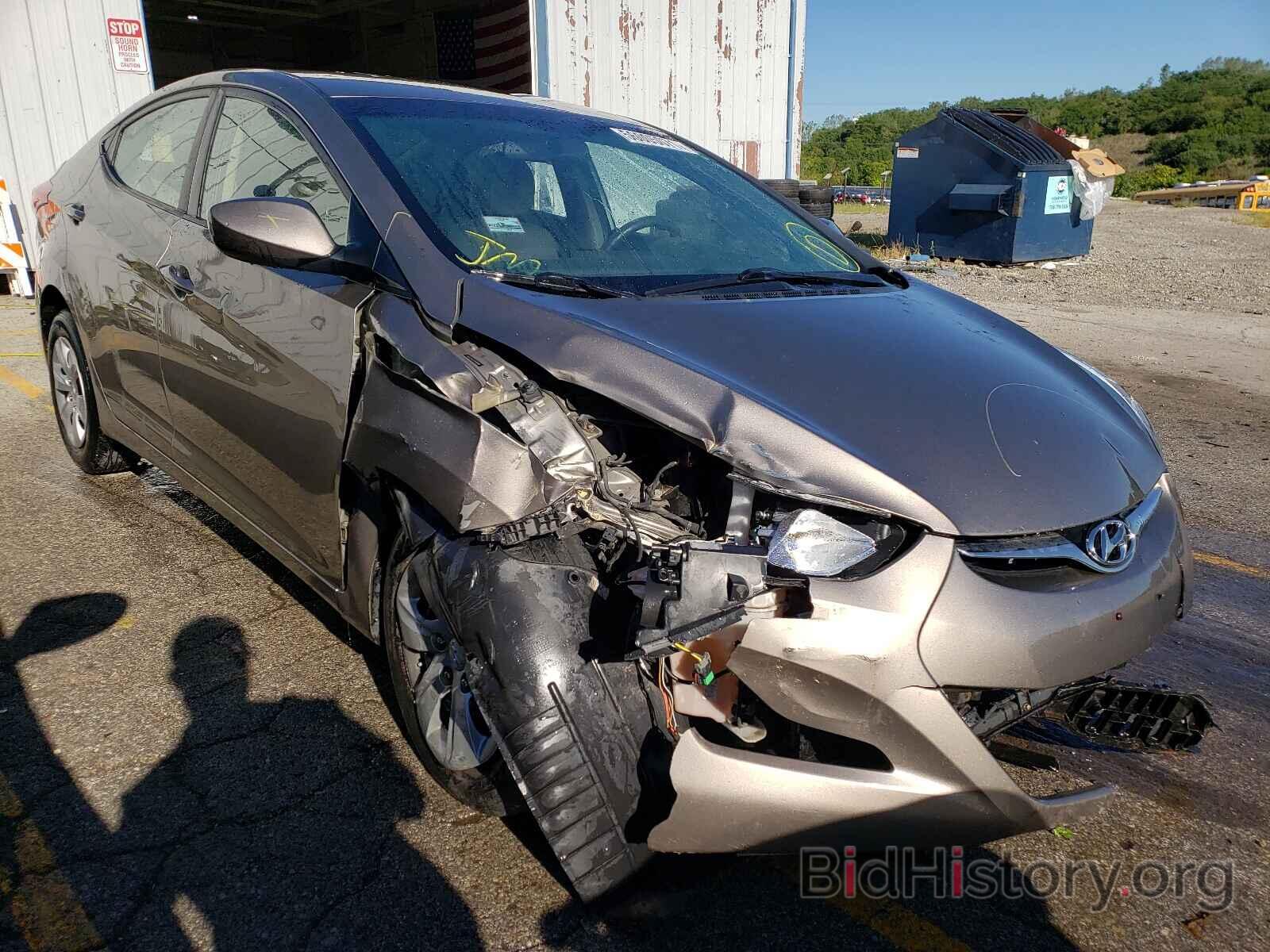 Photo 5NPDH4AE3GH675348 - HYUNDAI ELANTRA 2016