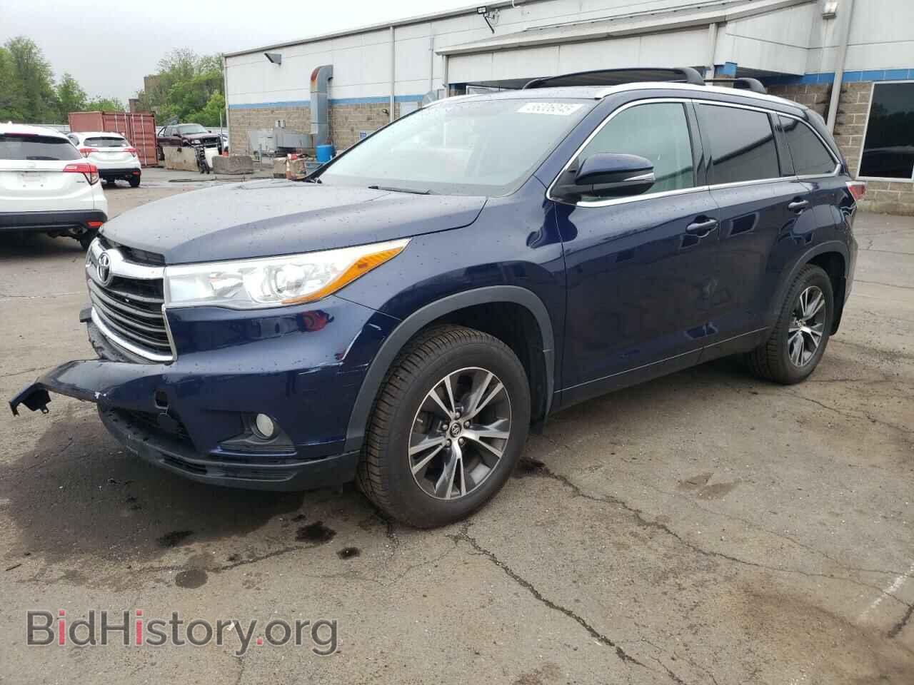Photo 5TDJKRFH9GS280573 - TOYOTA HIGHLANDER 2016