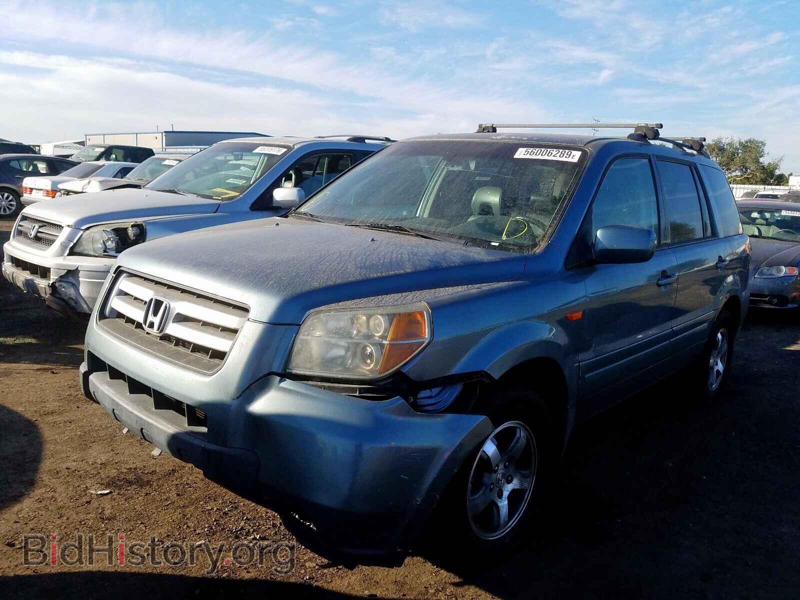 2006 HONDA PILOT - VIN: 2HKYF18686H547237 - Фото 2