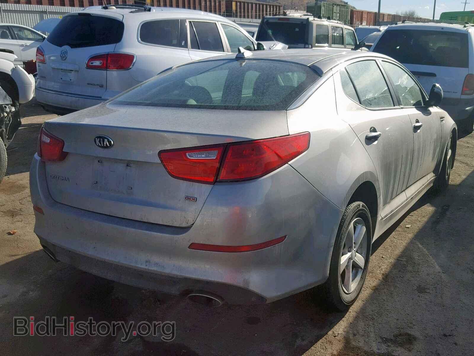 2015 KIA OPTIMA - VIN: 5XXGM4A72FG482919 - Фото 4