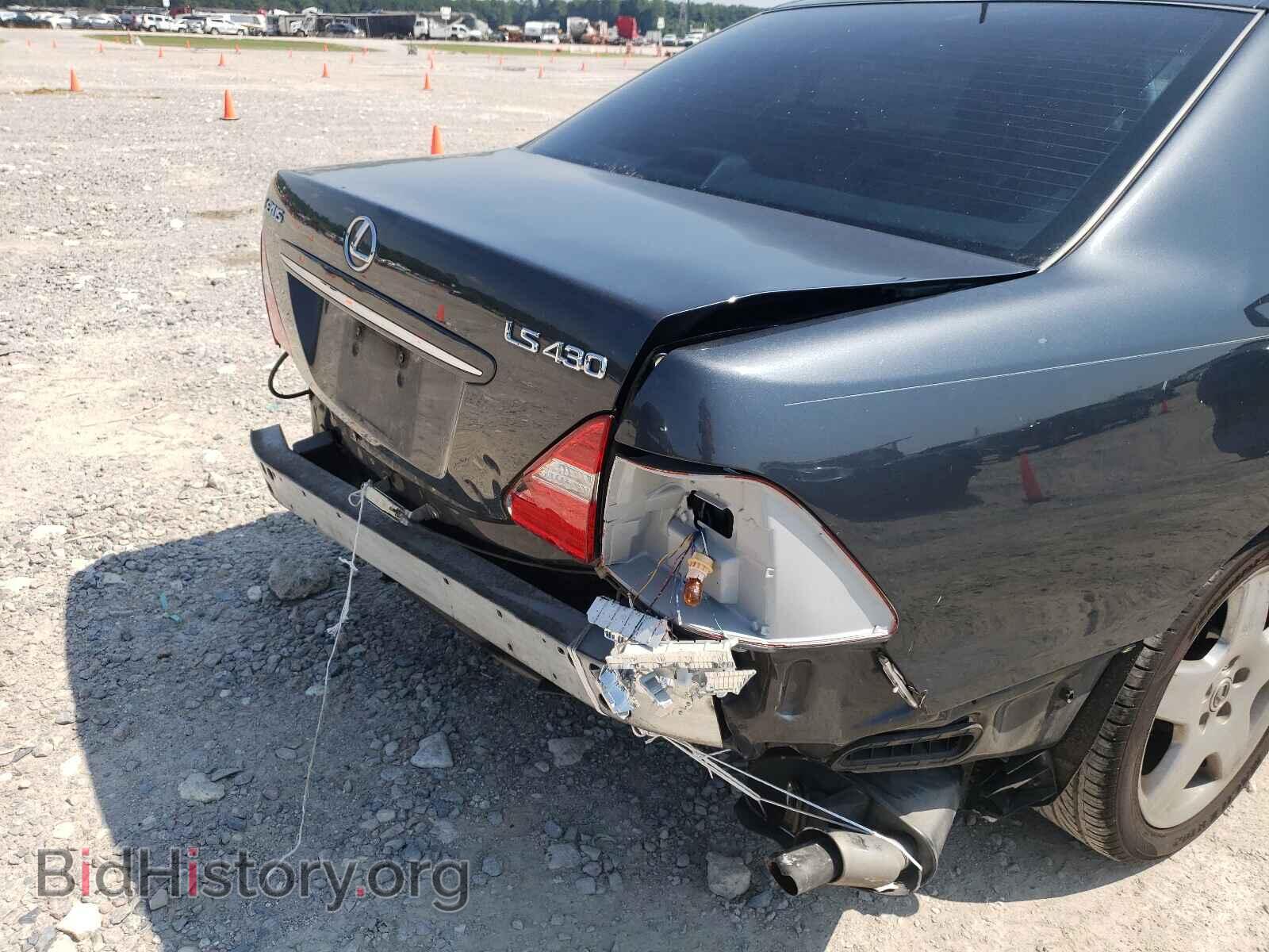 2006 LEXUS LS430 - VIN: JTHBN36F565041550 - Фото 9