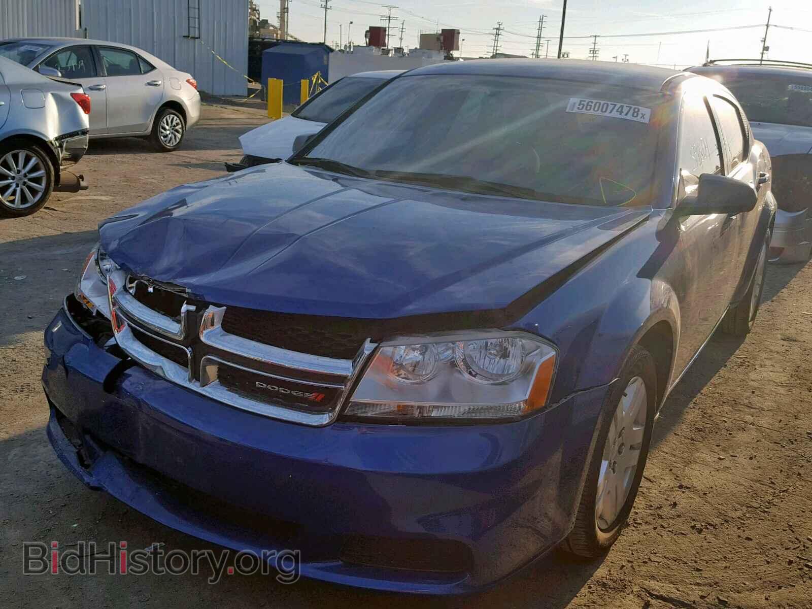2013 DODGE AVENGER - VIN: 1C3CDZAB8DN652741 - Фото 2