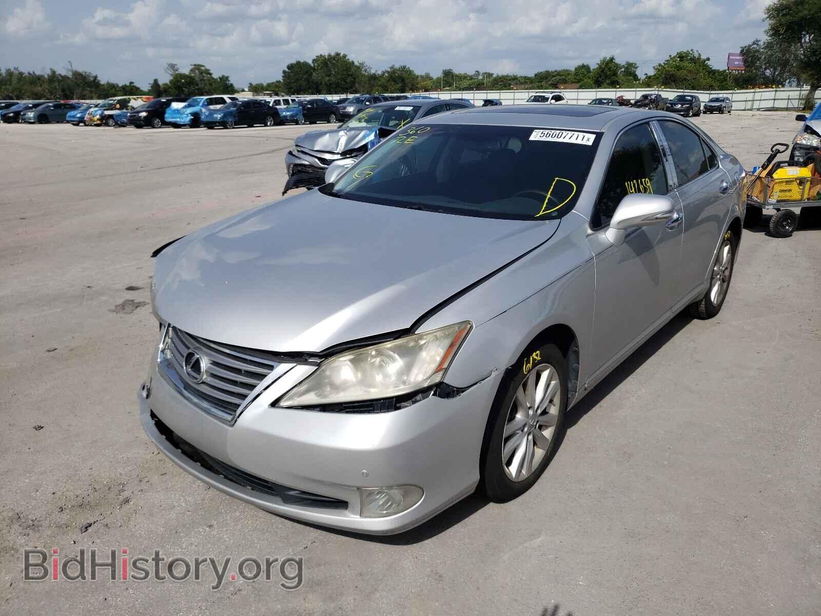 2011 LEXUS ES350 - VIN: JTHBK1EG9B2456048 - Фото 2