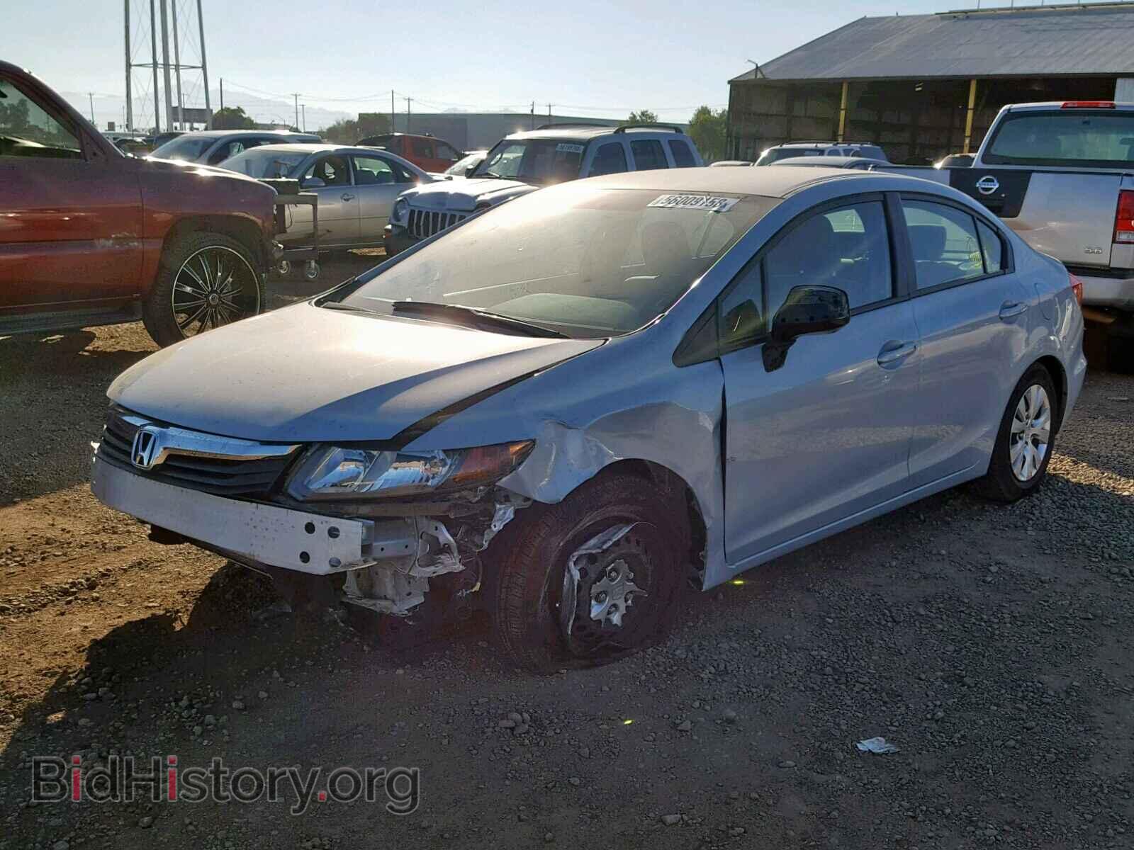 2012 HONDA CIVIC LX - VIN: 19XFB2F51CE309913 - Фото 2