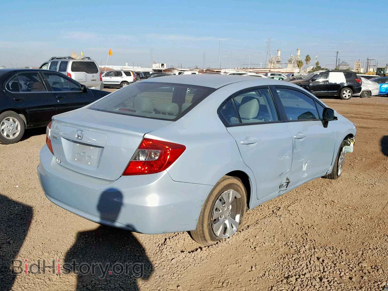 2012 HONDA CIVIC LX - VIN: 19XFB2F51CE309913 - Фото 4