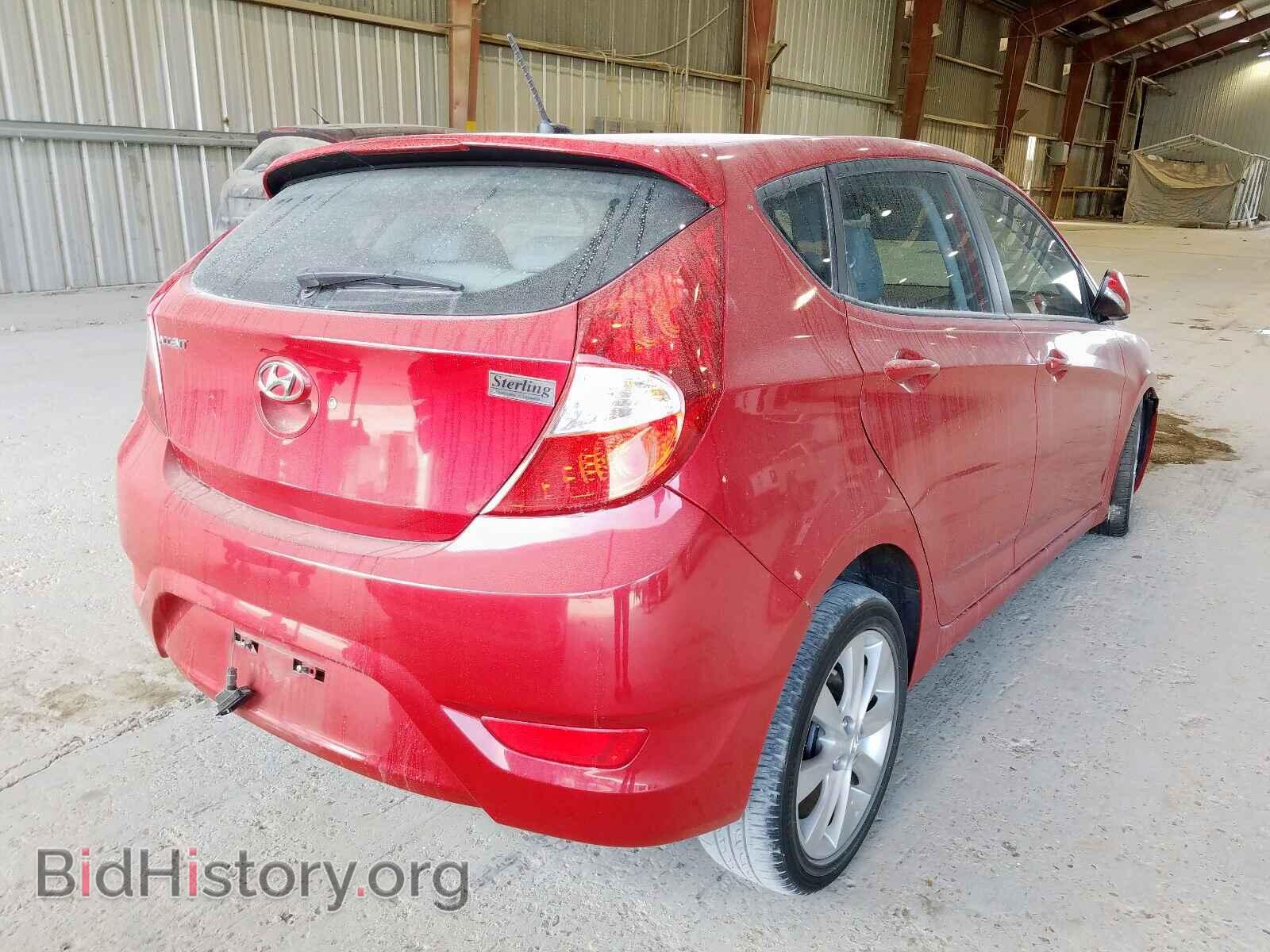 2013 HYUNDAI ACCENT - VIN: KMHCU5AE8DU075807 - Фото 4