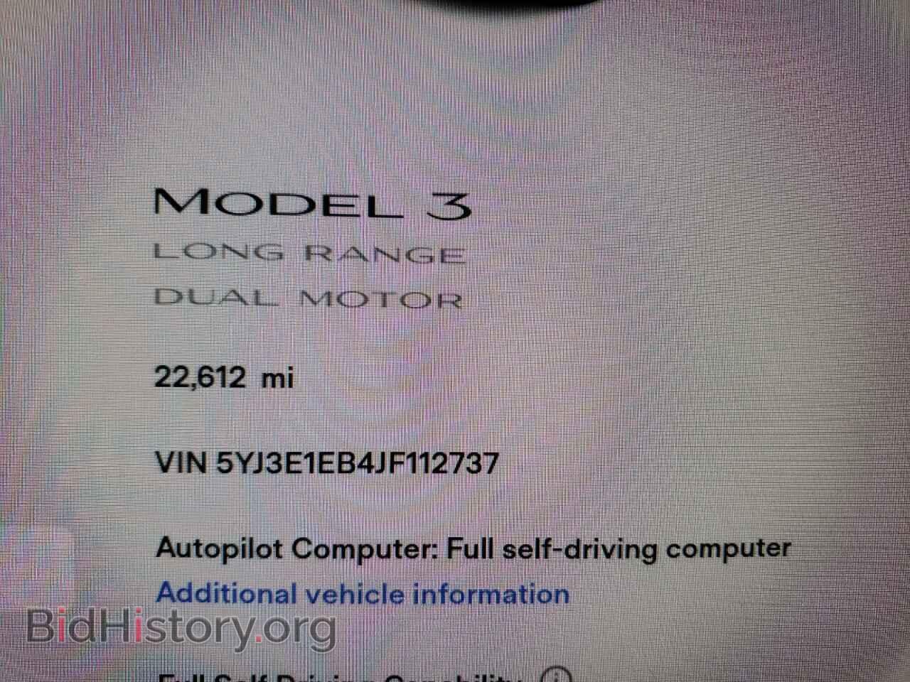 2018 TESLA MODEL 3 - VIN: 5YJ3E1EB4JF112737 - Фото 8