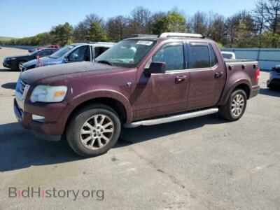 2007 Ford EXPLORER Limited, красный — VIN 1FMEU53867UA50912, Copart