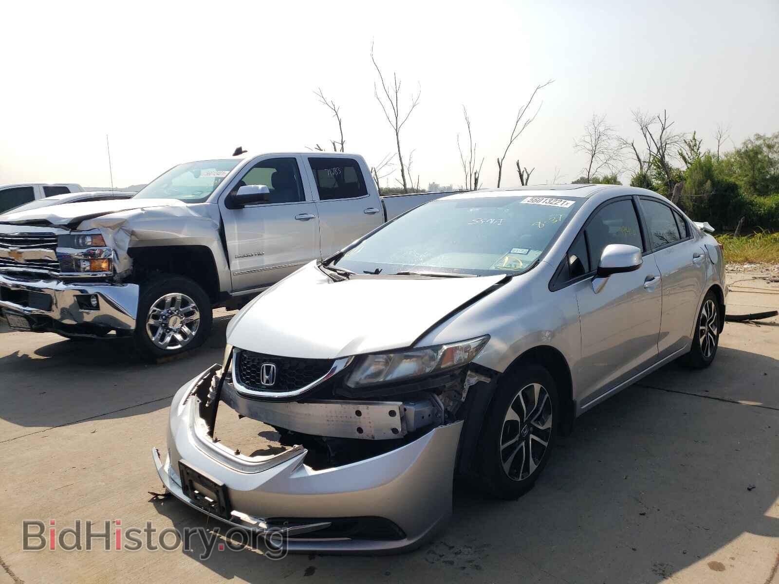 2013 HONDA CIVIC - VIN: 2HGFB2F84DH527801 - Фото 2