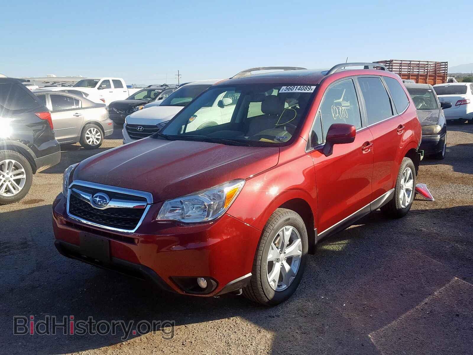 2014 SUBARU FORESTER - VIN: JF2SJAHCXEH515771 - Фото 2