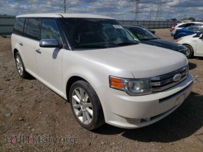 2012 Ford FLEX Flex Limit, white — VIN 2FMGK5DC1CBD13681, Copart