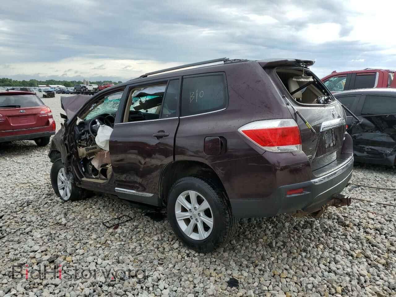 2013 TOYOTA HIGHLANDER - VIN: 5TDBK3EH8DS244260 - Фото 2