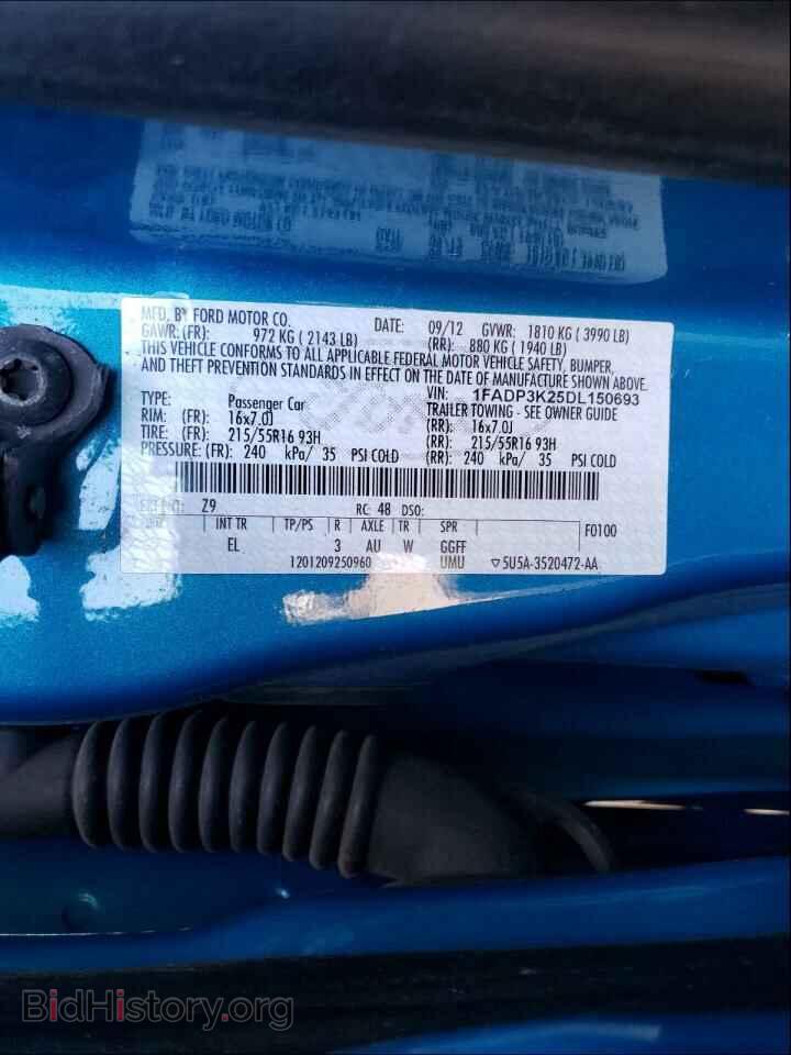 2013 FORD FOCUS - VIN: 1FADP3K25DL150693 - Photo 10