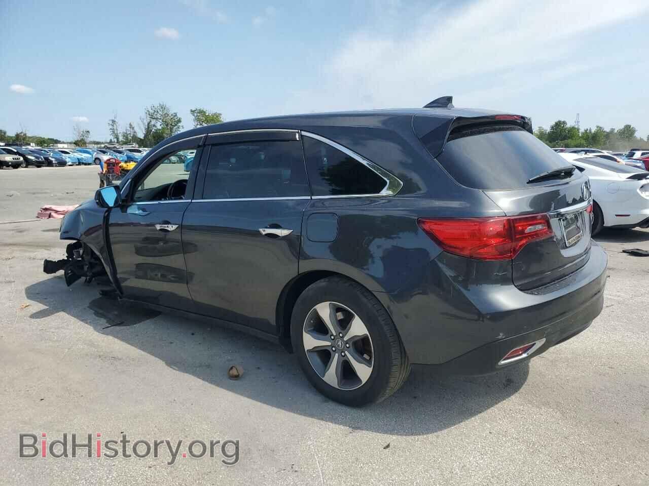 2016 ACURA MDX - VIN: 5FRYD4H27GB040493 - Фото 2