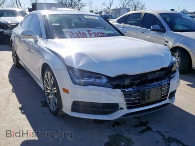 2012 Audi A7 A7 Prestig, white — VIN WAUSGAFCXCN005108, Copart
