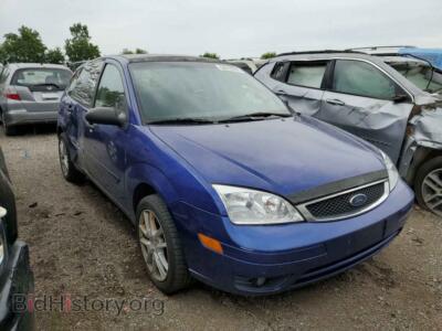 2006 Ford FOCUS Focus ZX5, синий — VIN 1FAHP37NX6W257843, Copart