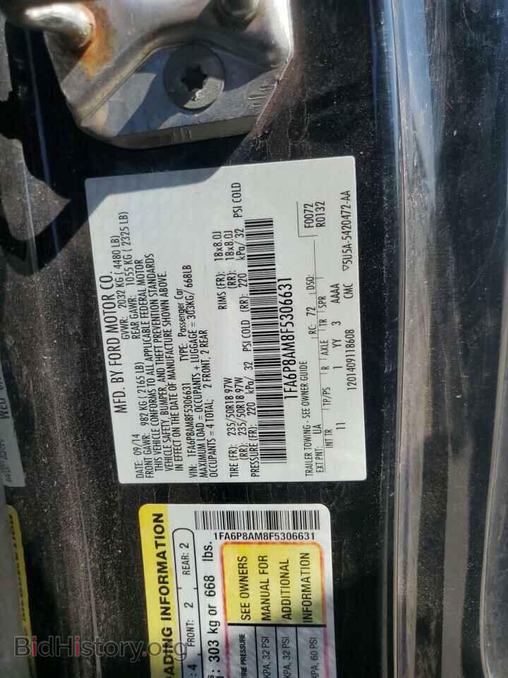 2015 FORD ALL Models - VIN: 1FA6P8AM8F5306631 - Фото 12