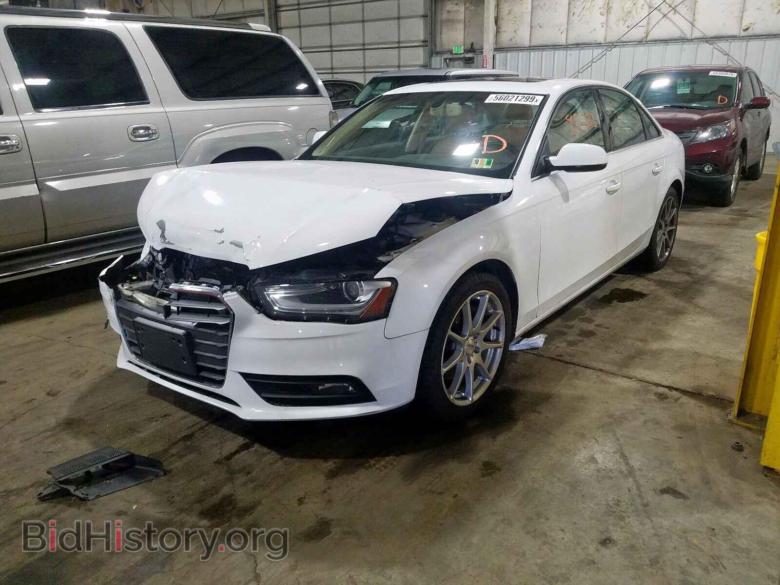 2013 AUDI A4 - VIN: WAUFFAFL4DN044346 - Фото 2