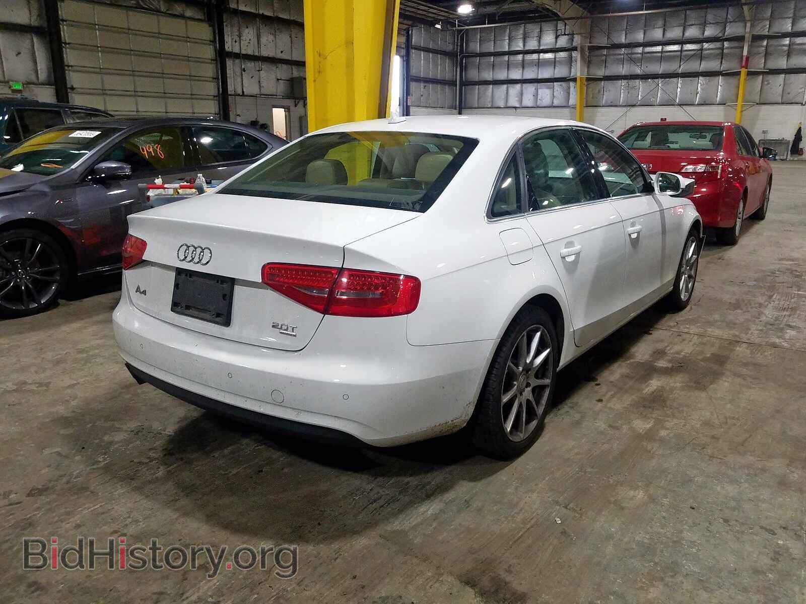 2013 AUDI A4 - VIN: WAUFFAFL4DN044346 - Фото 4