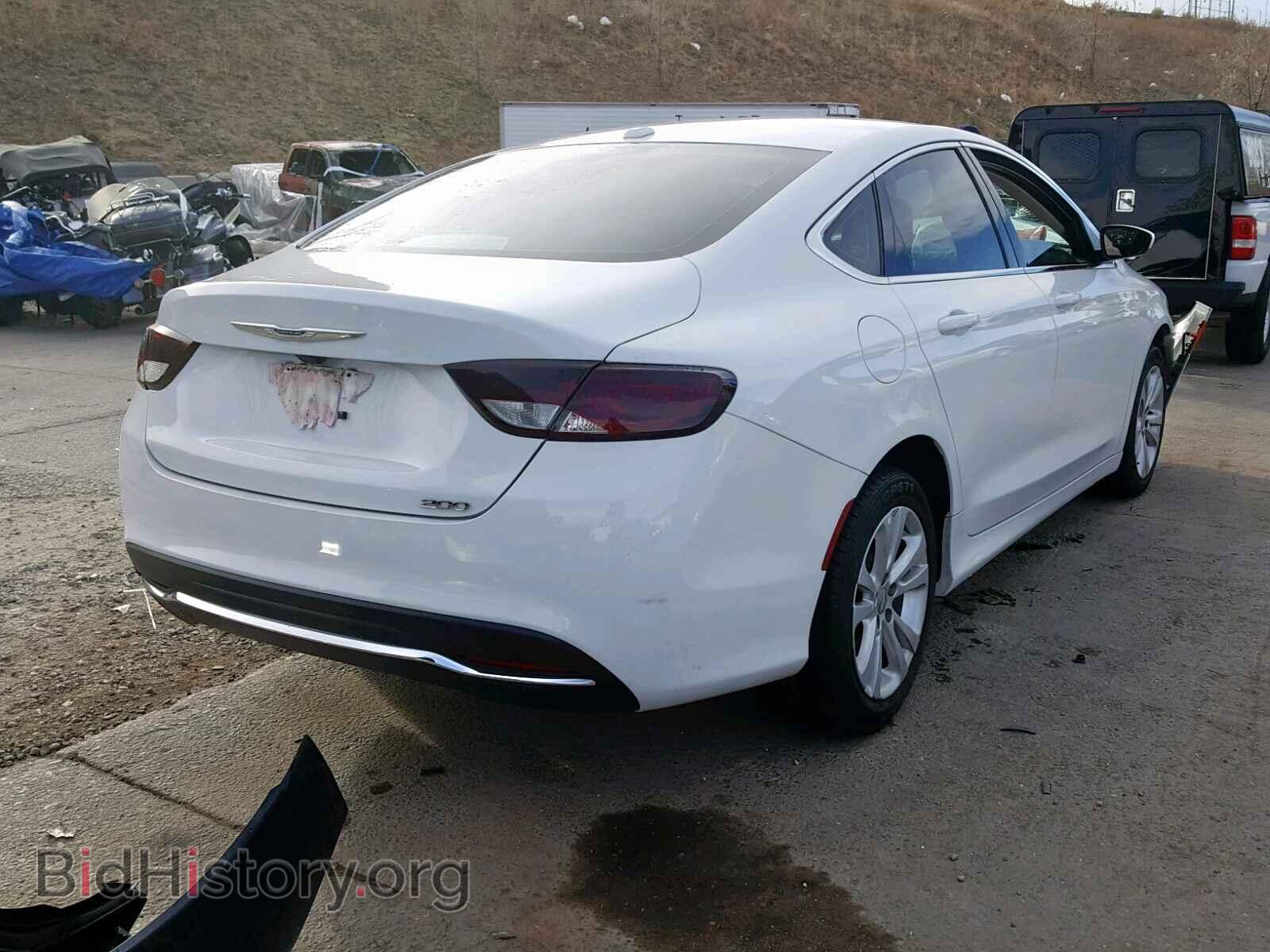 2016 CHRYSLER 200 - VIN: 1C3CCCAB6GN166532 - Фото 4