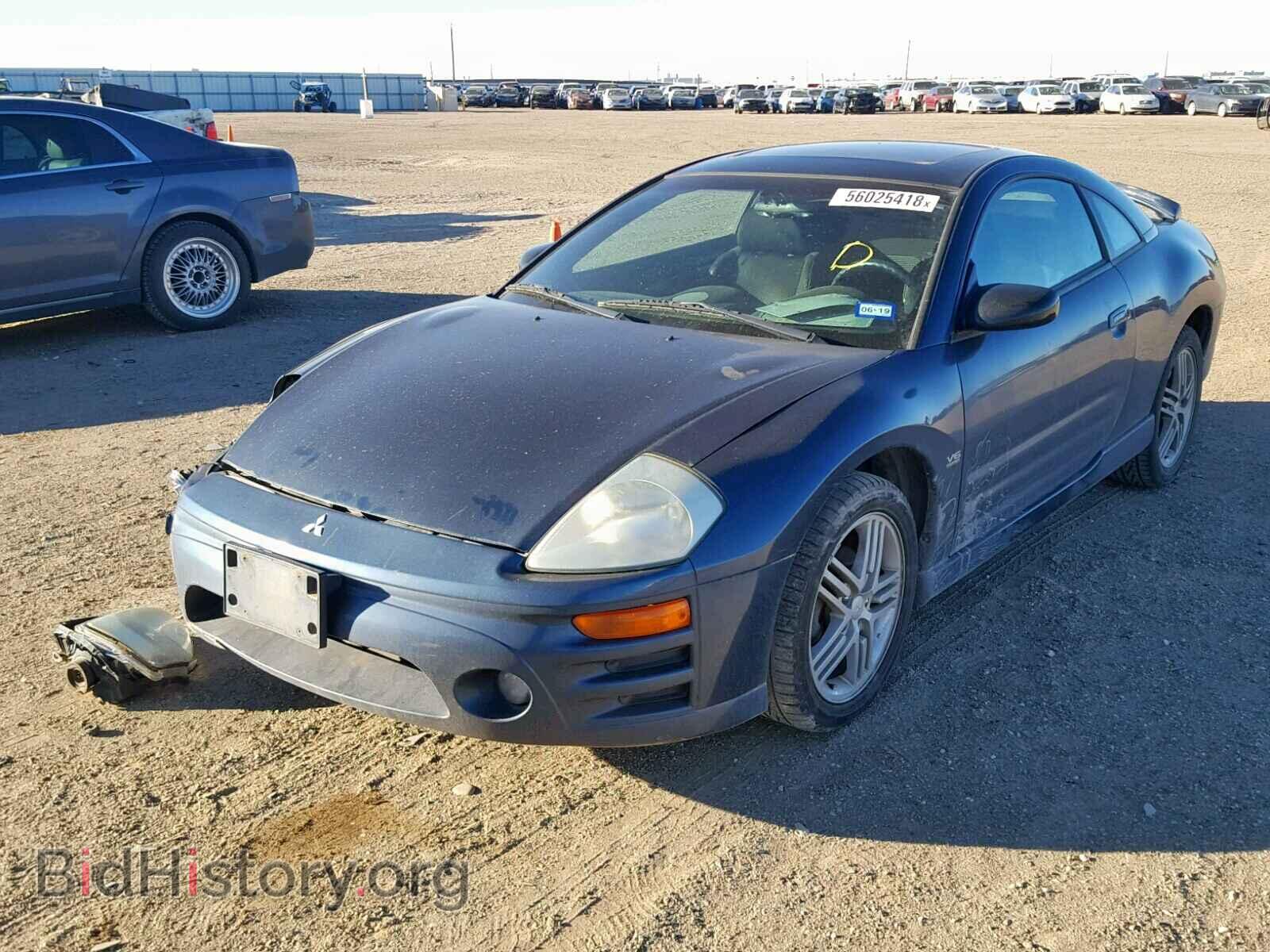 2004 MITSUBISHI ECLIPSE - VIN: 4A3AC84HX4E049870 - Фото 2
