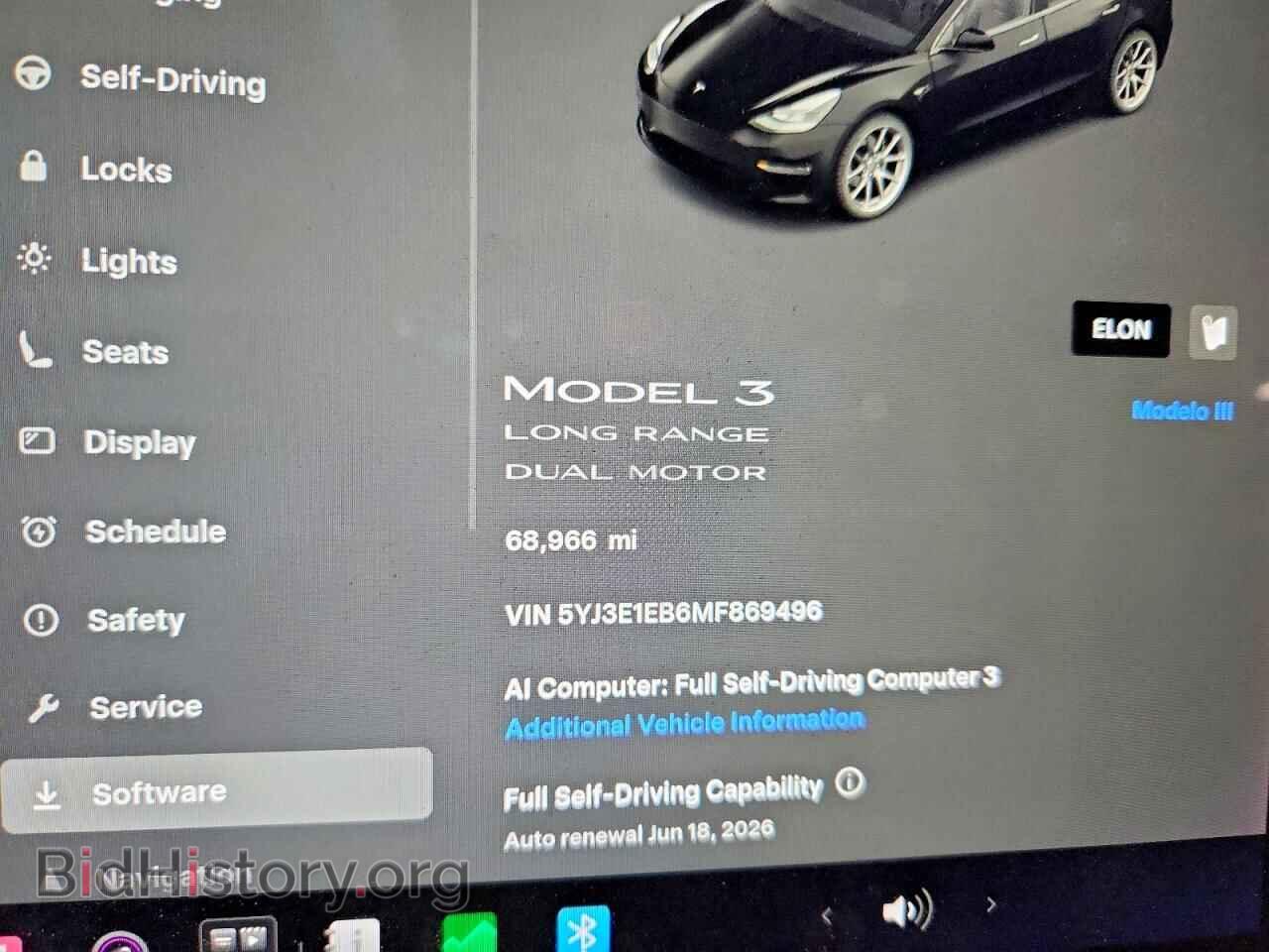 2021 TESLA MODEL 3 - VIN: 5YJ3E1EB6MF869496 - Фото 9
