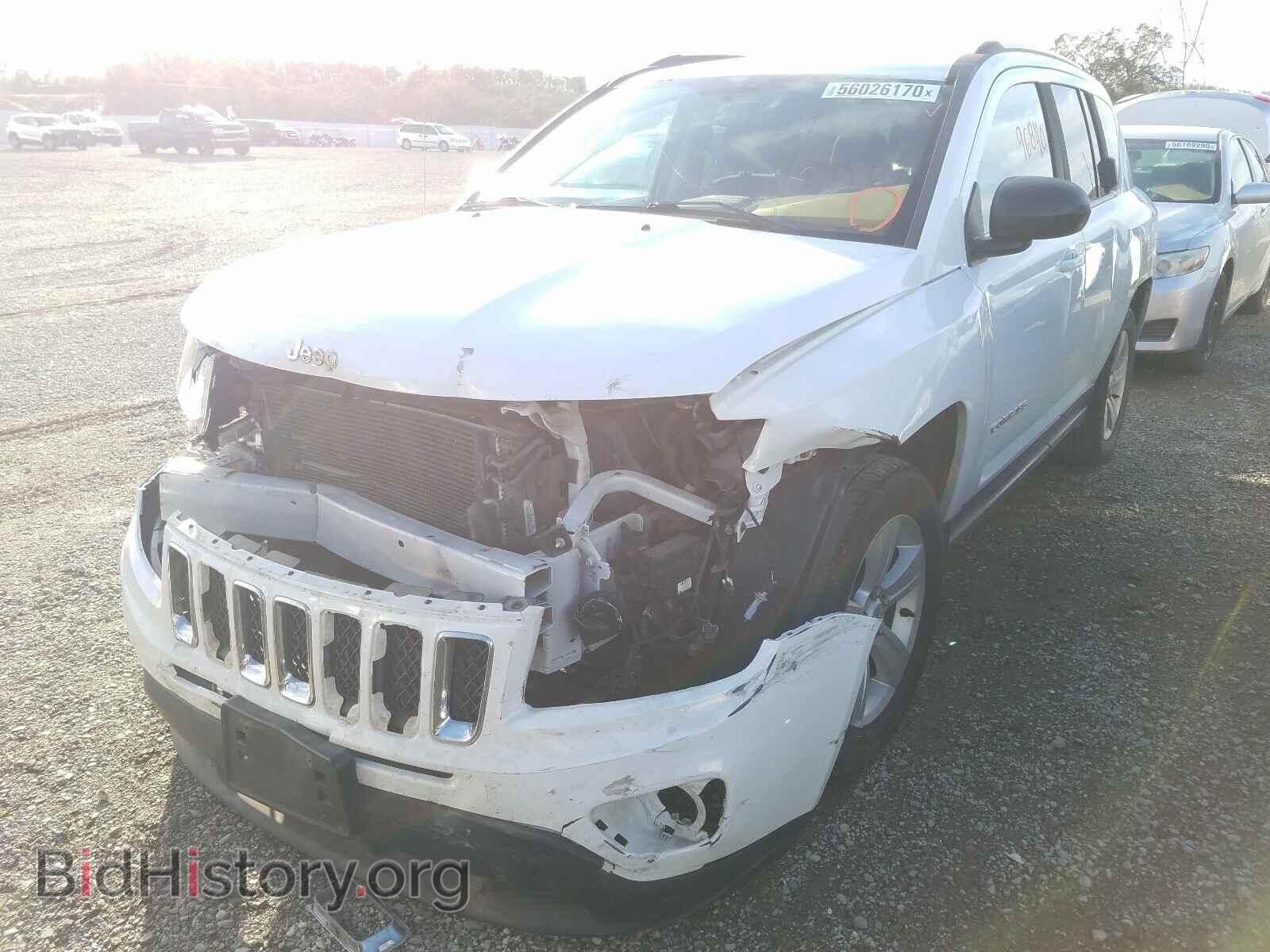 2014 JEEP COMPASS - VIN: 1C4NJDBBXED879967 - Фото 2