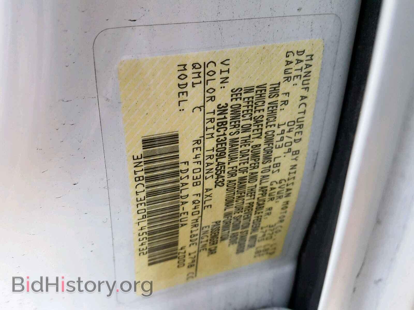 2009 NISSAN VERSA - VIN: 3N1BC13E09L455432 - Фото 10