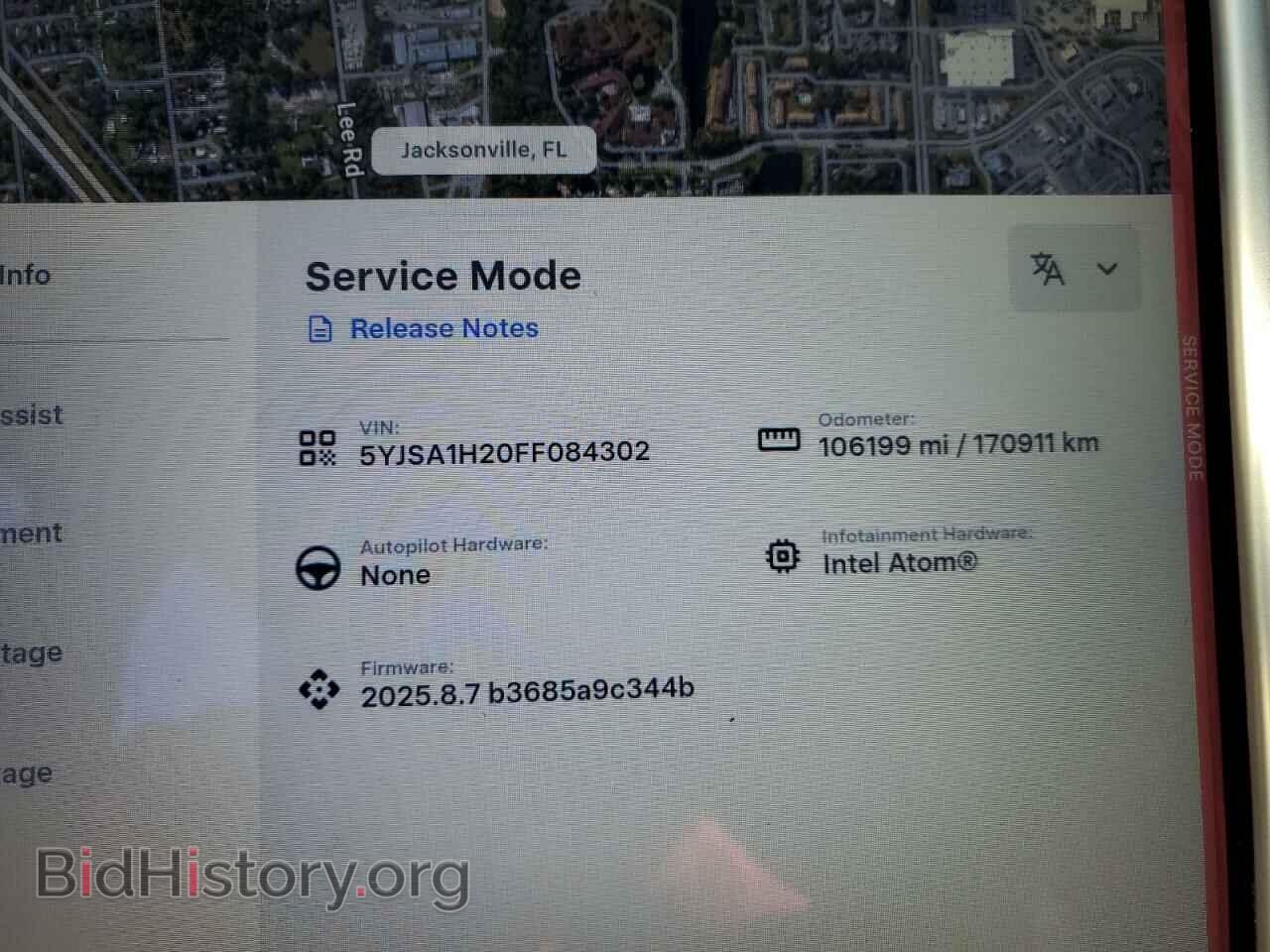 2015 TESLA MODEL S - VIN: 5YJSA1H20FF084302 - Фото 9