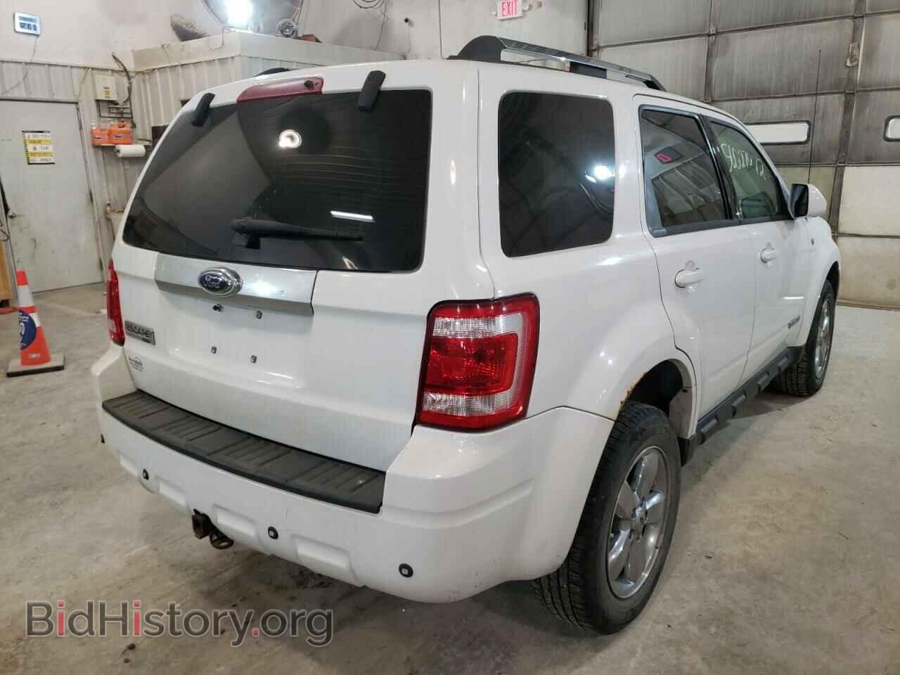 2008 FORD ESCAPE - VIN: 1FMCU04128KE10637 - Фото 4