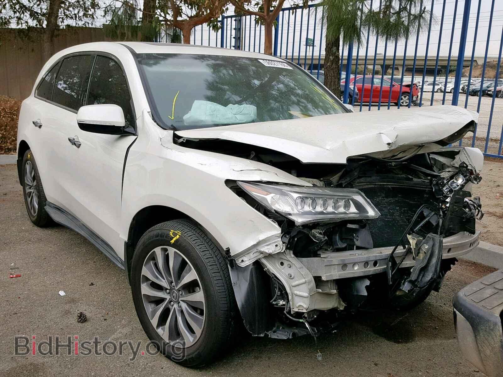 Фотография 5FRYD3H44EB011915 - ACURA MDX 2014