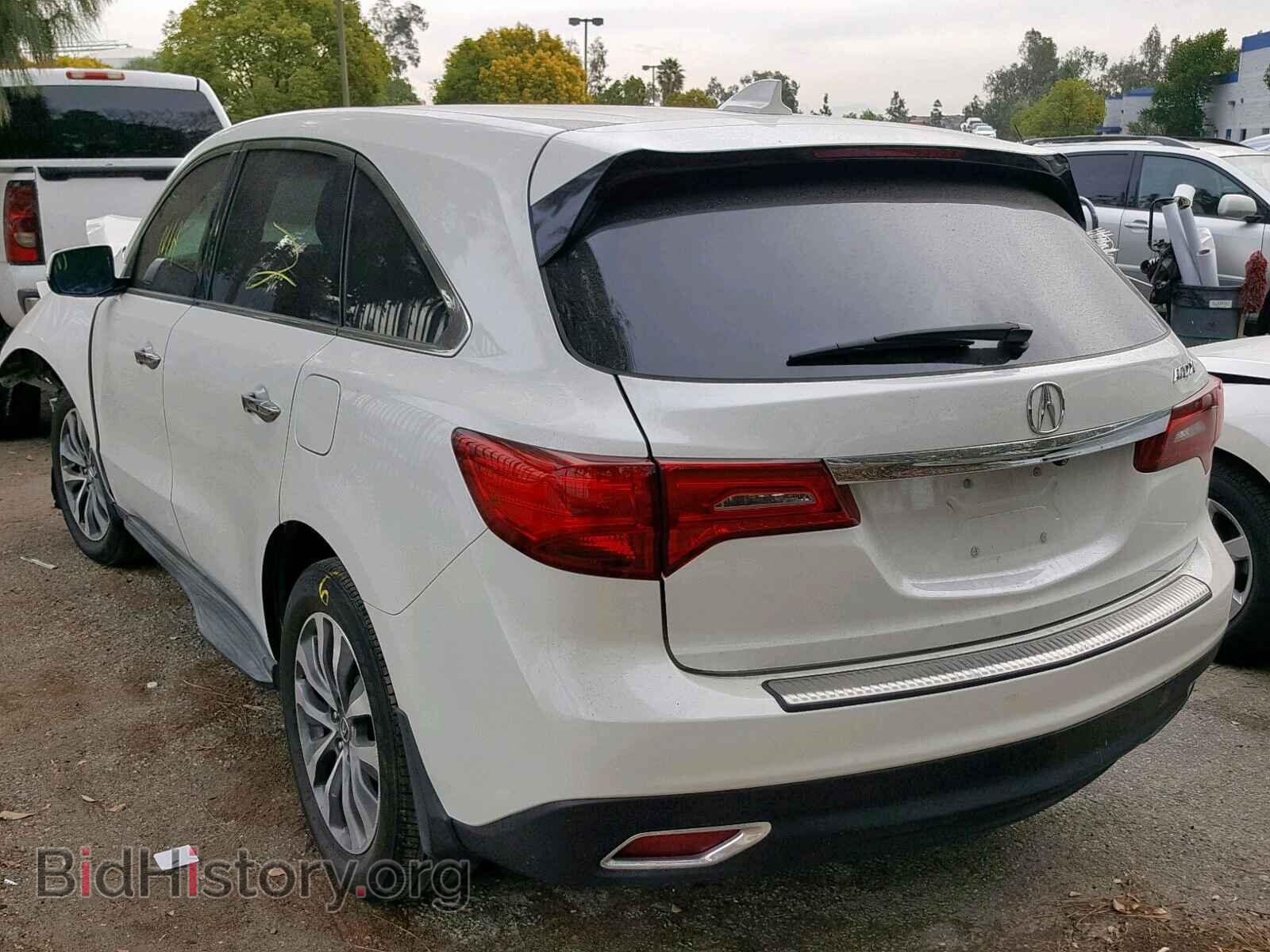 2014 ACURA MDX - VIN: 5FRYD3H44EB011915 - Фото 3