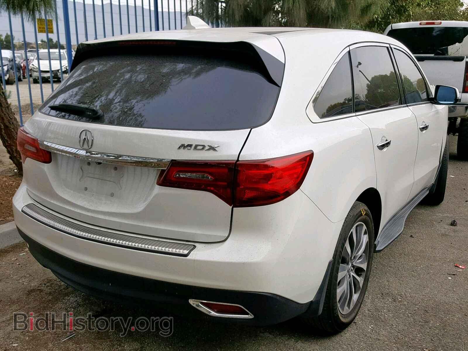2014 ACURA MDX - VIN: 5FRYD3H44EB011915 - Фото 4
