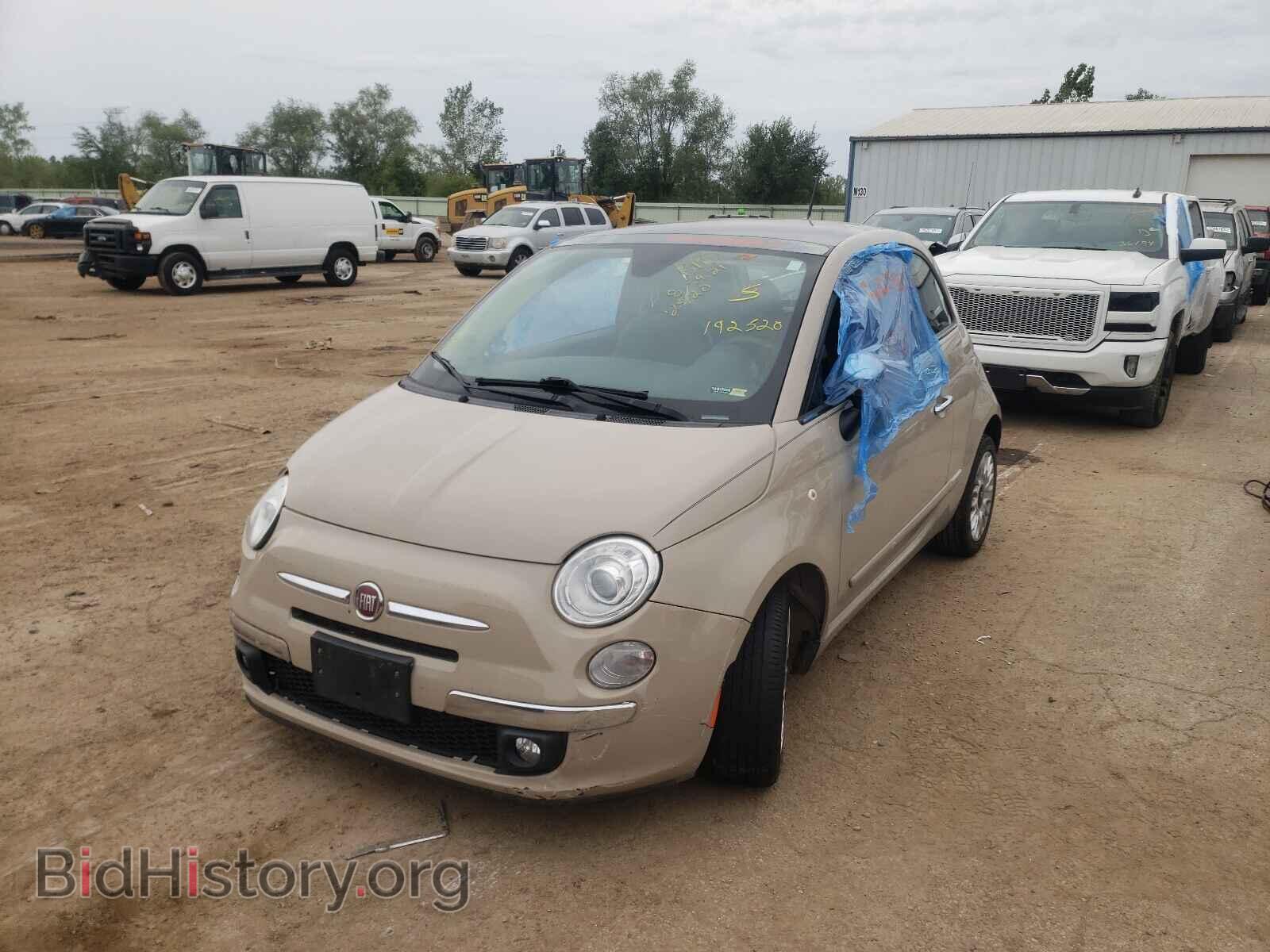 2012 FIAT 500 - VIN: 3C3CFFCR1CT192520 - Фото 2