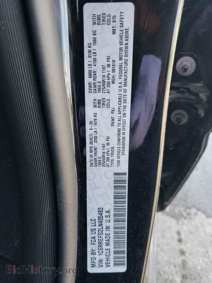 2020 RAM 1500 - VIN: 1C6RREFG2LN405483 - Фото 12