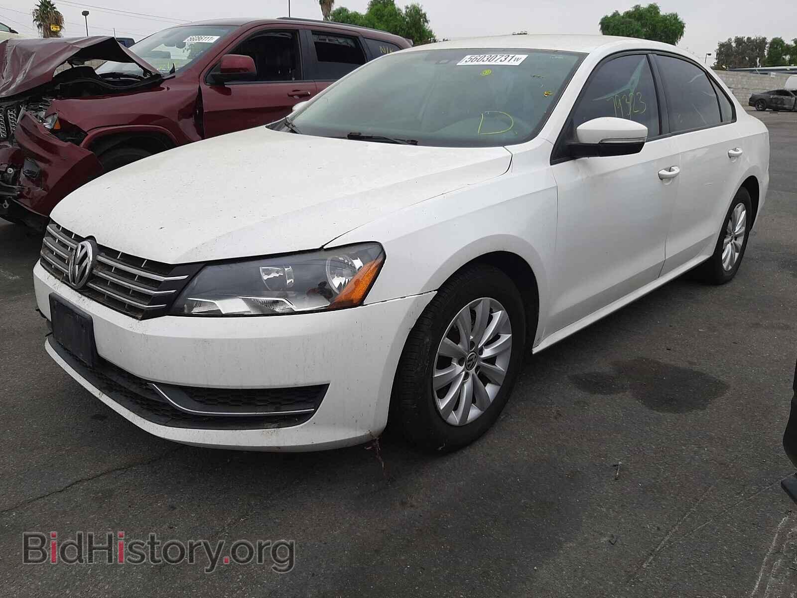 2013 VOLKSWAGEN PASSAT - VIN: 1VWAP7A36DC101837 - Фото 2