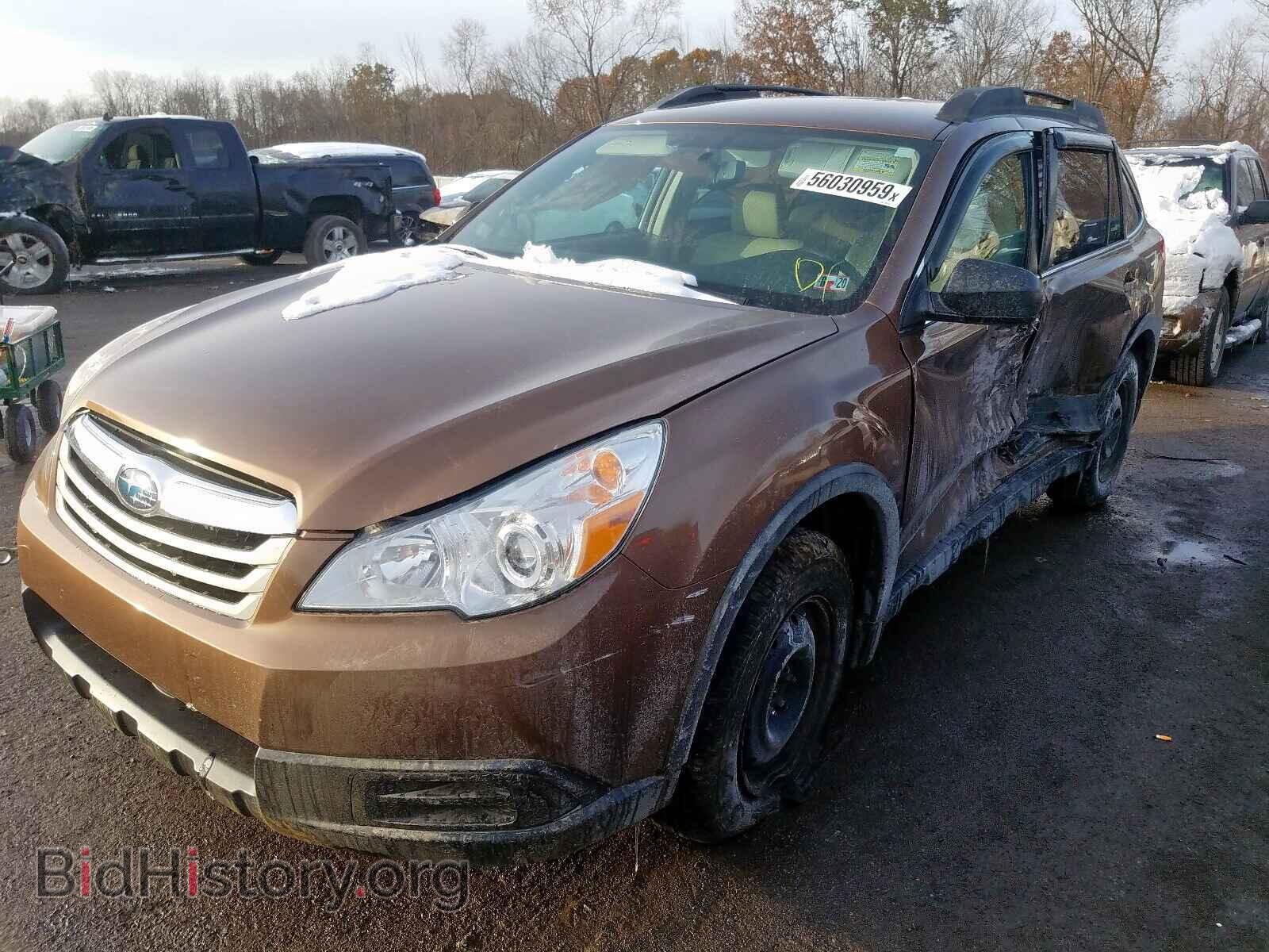 2011 SUBARU OUTBACK 2. - VIN: 4S4BRBAC4B3432333 - Photo 2