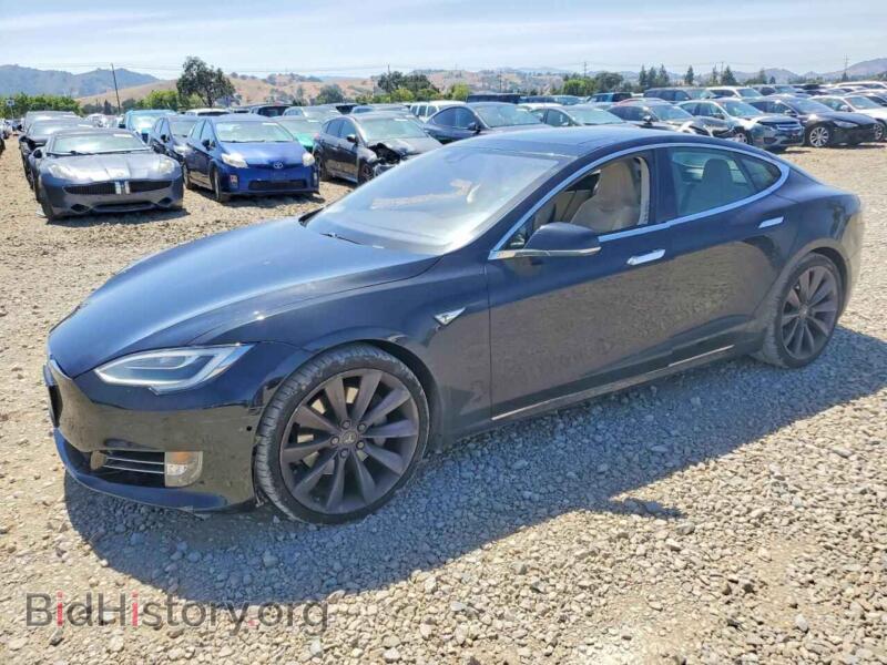 2016 Tesla MODEL S (VIN 5YJSA1E24GF143194) — фото 1 из 15, Copart, повреждение: бок