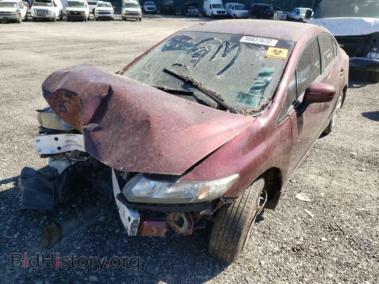 2014 HONDA CIVIC - VIN: 19XFB2F58EE222092 - Фото 2