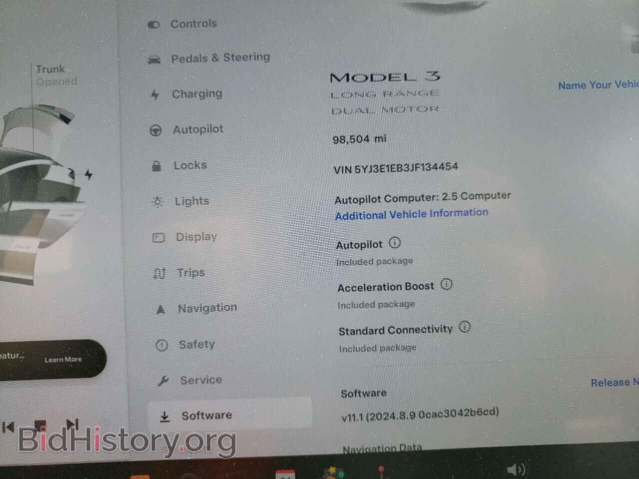 2018 TESLA MODEL 3 - VIN: 5YJ3E1EB3JF134454 - Фото 9