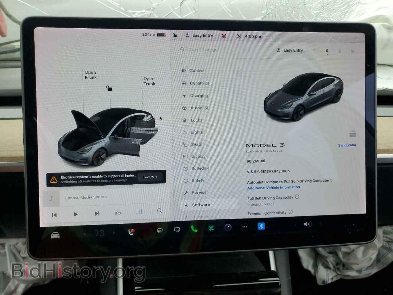 2018 TESLA MODEL 3 - VIN: 5YJ3E1EA7JF123805 - Photo 9