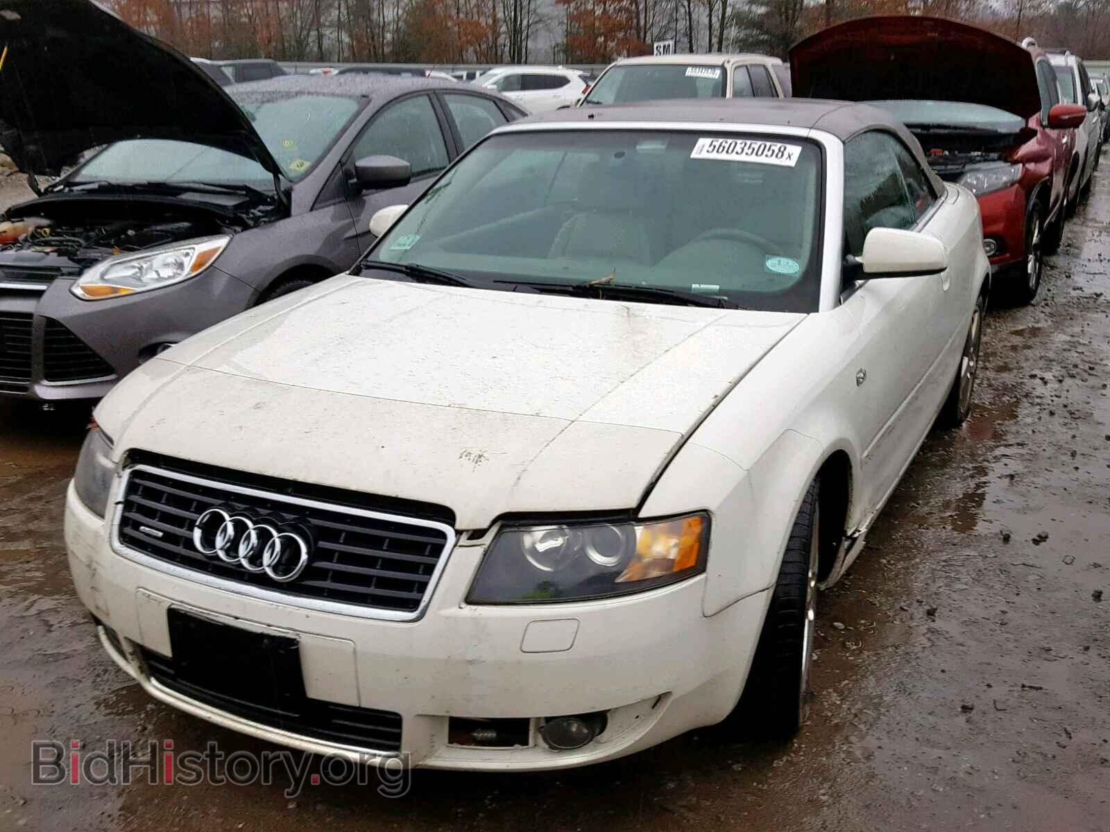 2005 AUDI A4 - VIN: WAUDT48H95K012778 - Фото 2