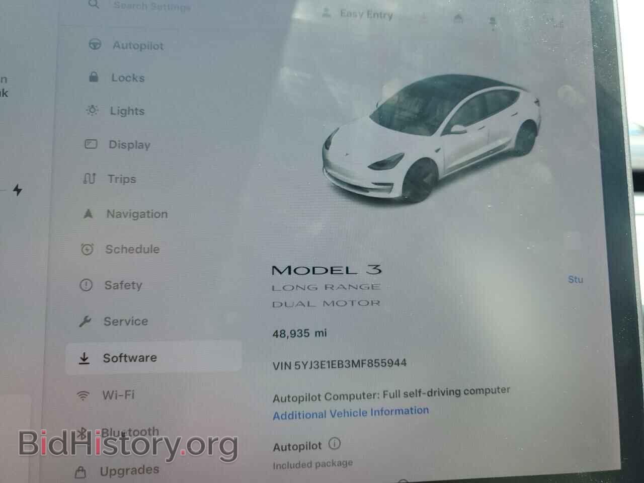 2021 TESLA MODEL 3 - VIN: 5YJ3E1EB3MF855944 - Фото 9