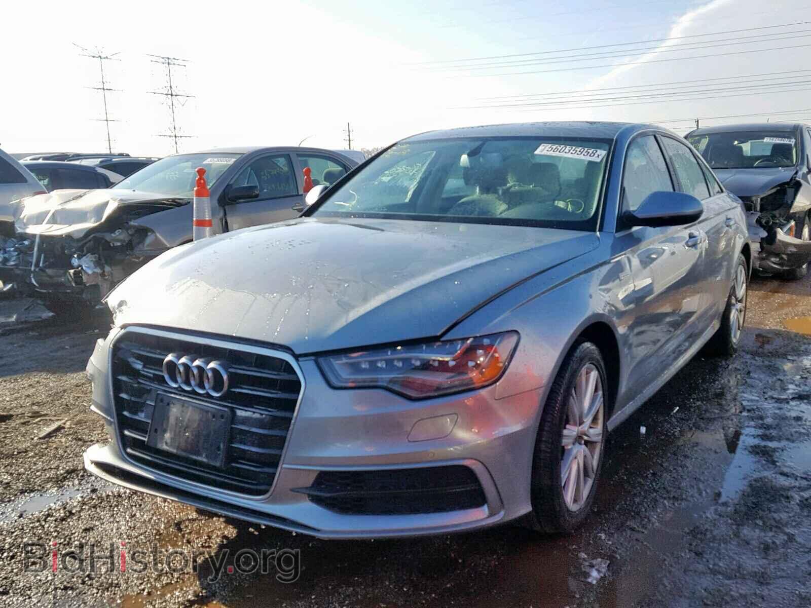 2012 AUDI A6 - VIN: WAUHGAFC3CN162019 - Фото 2